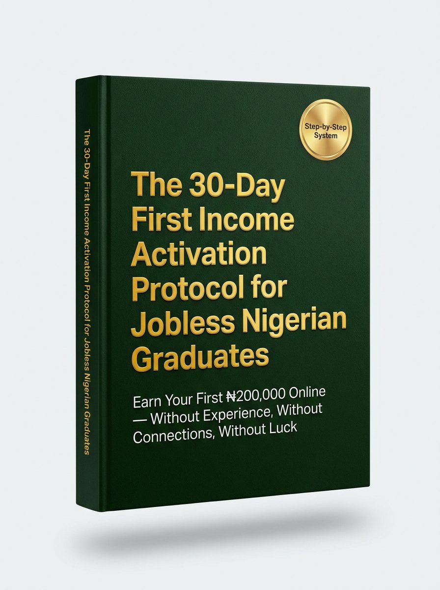 The 30-Day First Income Activation Protocol — PDF Mockup