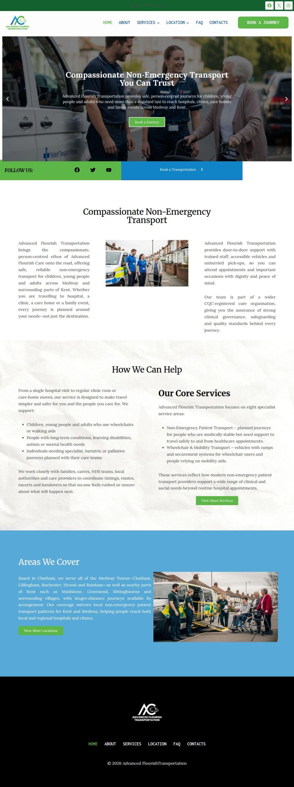 Advanced Flourish Care website