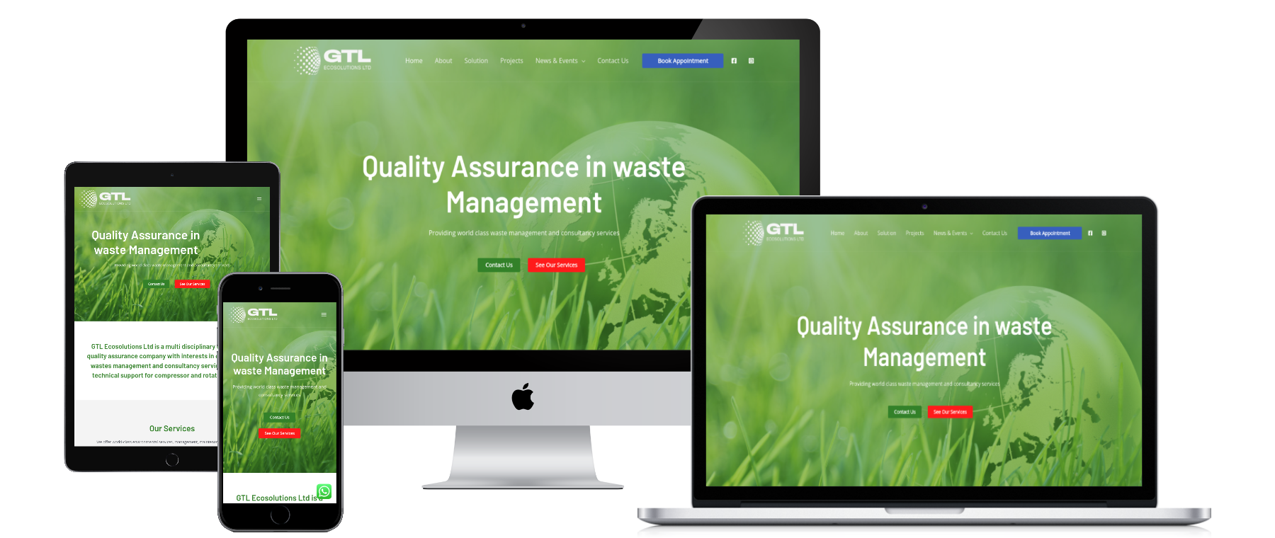 GTL Ecosolution website Design